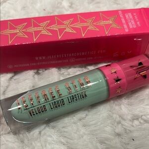 Jeffree Star Velour Liquid Lipstick Limited release Mint Green high society new